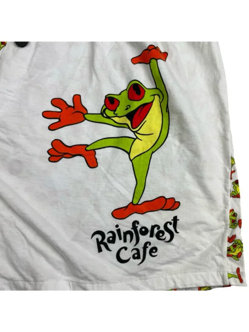 NEW VTG Rainforest Cafe Men's Tree Frogs All-Over Boxer Shorts • Large